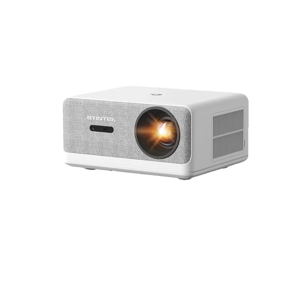 Full HD projektor, 1250 ANSI lysstyrke, smart WiFi-forbindelse, automatisk skærmjustering