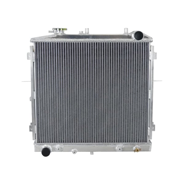 Radiator, legering aluminium, frontplacering, forbedret køleeffektivitet