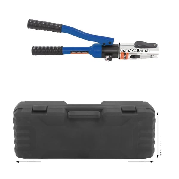 Hydraulisk Crimpetang, Hydraulisk Assistance, Udskiftelige Døds,Blå