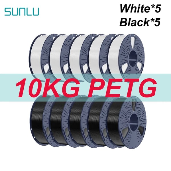 3D-printfilament, høj sejhed, fremragende lagadhæsion,-PETG-Bl-Wh-10kg