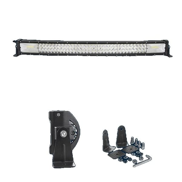 LED lysbjælke, buet design, offroad køretøjsbelysning, , 7D 32in no wire