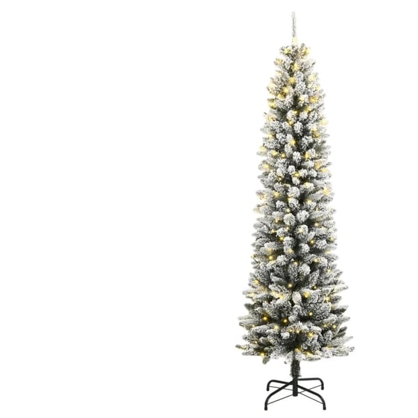 Joulukuusi, Kapea Muotoilu, LED-valaistusvaihtoehdot,150cm, ledin kanssa