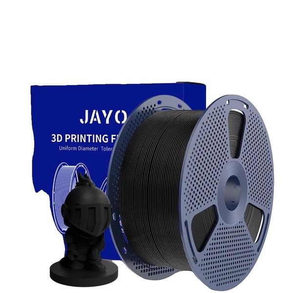 3D-printer filament, pænt viklet, kompatibel med de fleste FDM-printere,PLA Sort 5KG