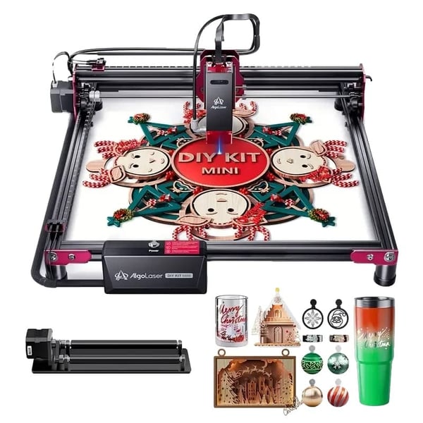 AlgoLaser DIY Kit Mini 5W, Hurtig gravering hastighed, Brugervenlig opsætning,DIY Kit Mini 5W 3