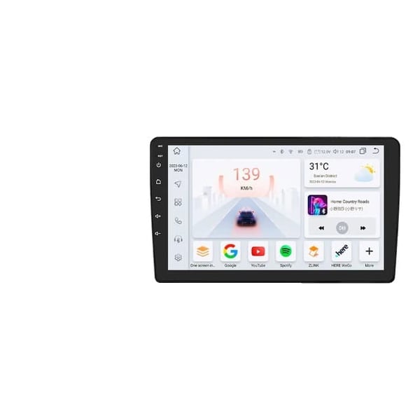 Bil Multimedia GPS, AI Stemme Kontrol, Trådløs CarPlay, 8 kerner-8G 128G -S8