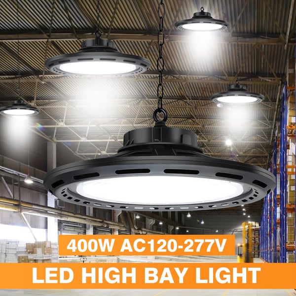 LED garagebelysning, 52000lm lysflux, IP66 vandtæt, AC 120-277V, 90° strålevinkel, energieffektiv