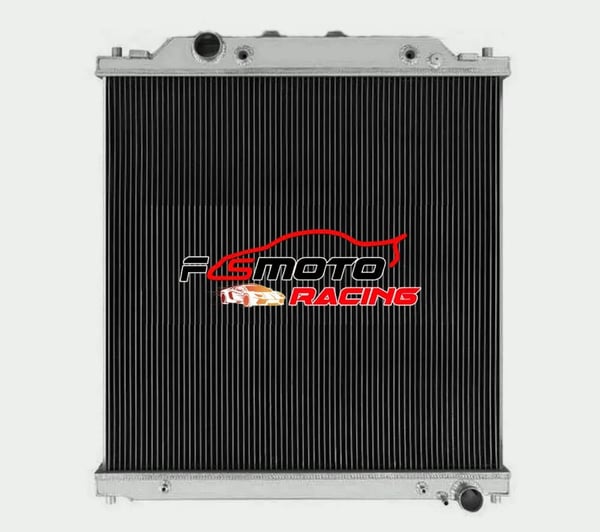 Jäähdytin, alumiiniseos, sopii Ford F250 F350 F450 F550 2003-2007, suunniteltu 6.0L moottorille, etuasennus, optimoitu jäähdytys tehokkuus