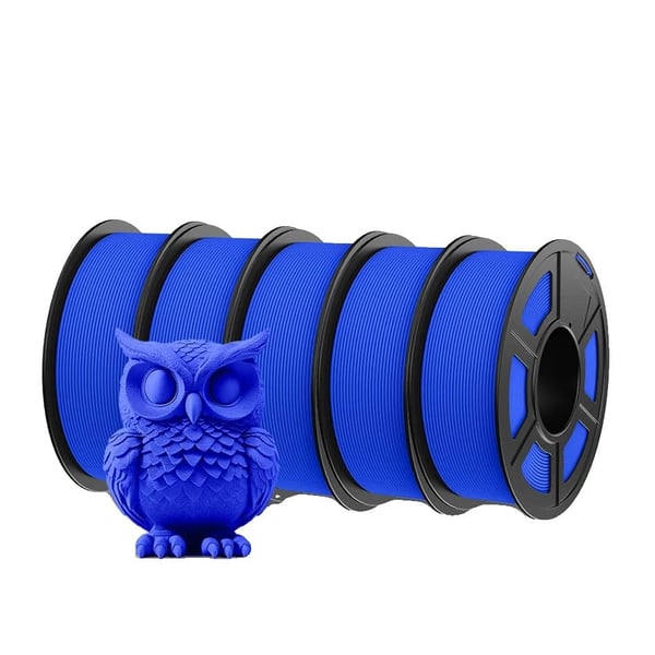 Højhastigheds PETG filament, 1,75 mm diameter, glat mat finish,HSPETG Blå 5ruller Højhastigheds PETG filament, 1,75 mm diameter, glat mat finish,HSPETG Blå 5ruller