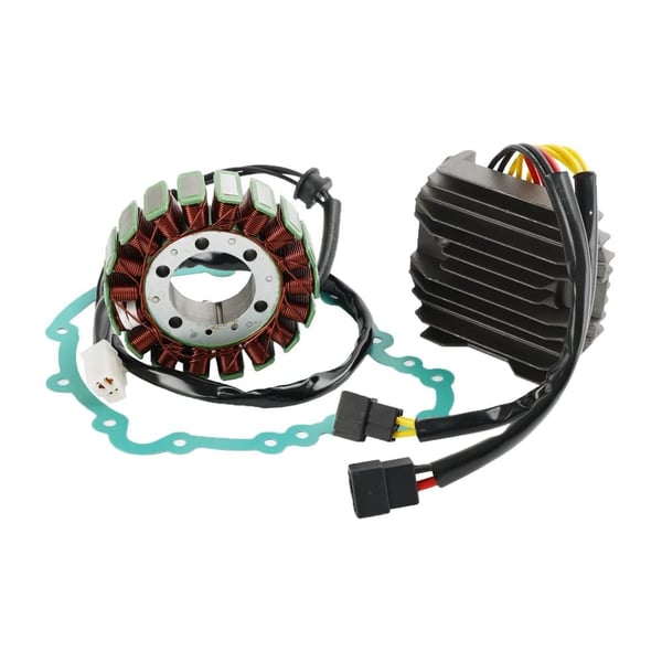 Generator Stator Kit, 104mm Diameter, 42mm Indre Diameter, 3 Ledninger, 1 Stik, 18 Poler