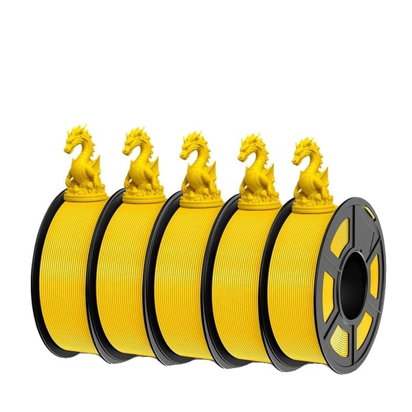 PLA Plus 3D Filament, 205-215°C Print Temperatur, Pænt Vundet,PLA p 2.0 P-Gul