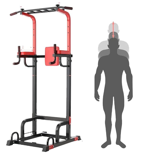 Voimatorni Pull Up -tanko, säädettävä korkeus 155-200cm, 200kg kuormituskapasiteetti