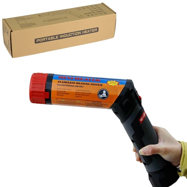 Induktionsvarmer, Bærbart Design, Sikker Betjening,1100W sort, EU stik