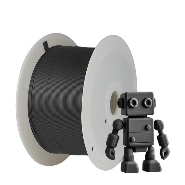 SUNLU 3D-printer filament, 5KG PLA PLUS, levende farver, lav skrumpningsrate,Pla 5 kg grå
