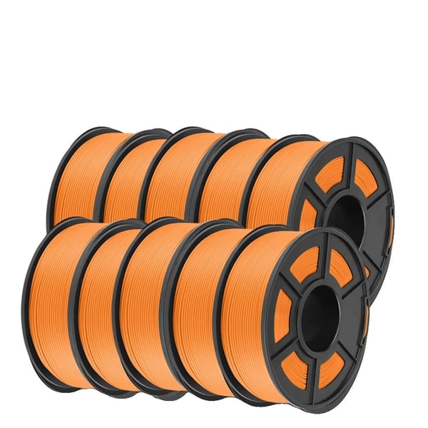 PLA-matta filamentti, 1,75 mm halkaisija, sileä matta pinta,PLA YG Oranssi 11kg