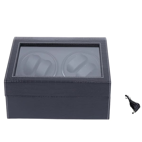 Urtrækker, PU-læder, Effektiv Tidsstyring,12x9.3x4.7in, sort