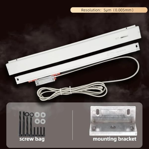 Optisk Gittermåler Sensor, 5μm Opløsning, TTL Udgivelse,KA300-5um-770mm