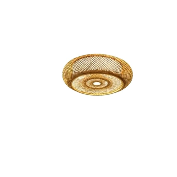 Kattovalaisin, Käsintehty Bambusuunnittelu, Lämmin Tunnelmallinen Valaistus,50cm, Ei lamppua