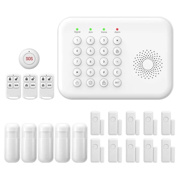 Sikkerhedssystem, Trådløs forbindelse, Smart Home-kompatibilitet,EU Stik, A01 GSM Kit F