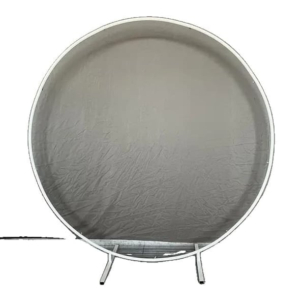 Bryllupsudsudsmykning, metalbuestativ, udendørs bryllupsopsætning, 2,5m (98 tommer)