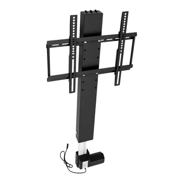 Motoriseret TV-liftstand, justerbar højde, kompatibel med 26-57 tommer TV'er,Sort