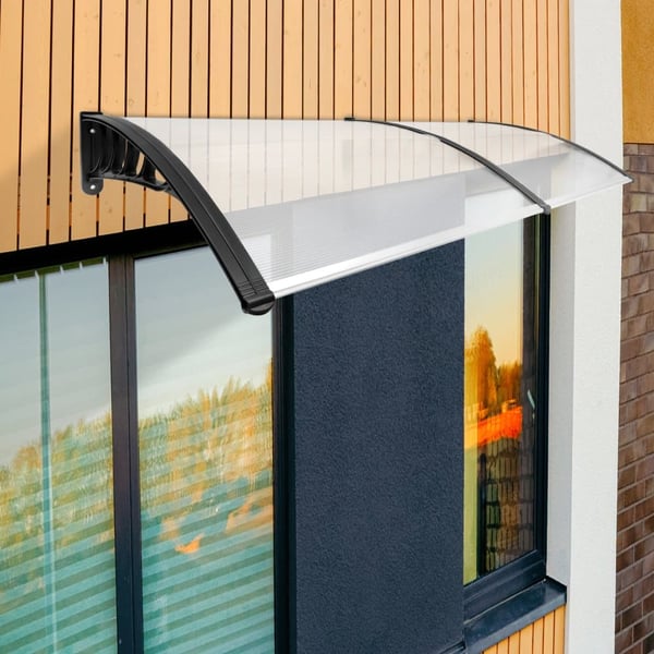 Dørmarkise, Vejrbeskyttelse, Gennemsigtigt Design, Moderne Stil
