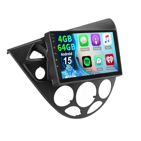 Berøringsskærm Bil Audio System, Smartphone Integration, kompatibel med Ford Focus MK1 1998-2003,4-64G DAB BOKS
