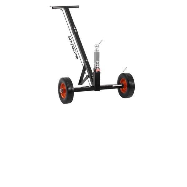Trailer Dolly, 600 lbs kapasiteetti, säädettävä korkeus,600 paunaa