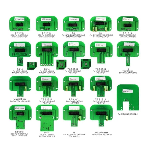 ECU Chip Tuning Værktøj, LED BDM Ramme, 2 i 1 Funktion, Justerbar Probe Pin,BDM Probe 22stk