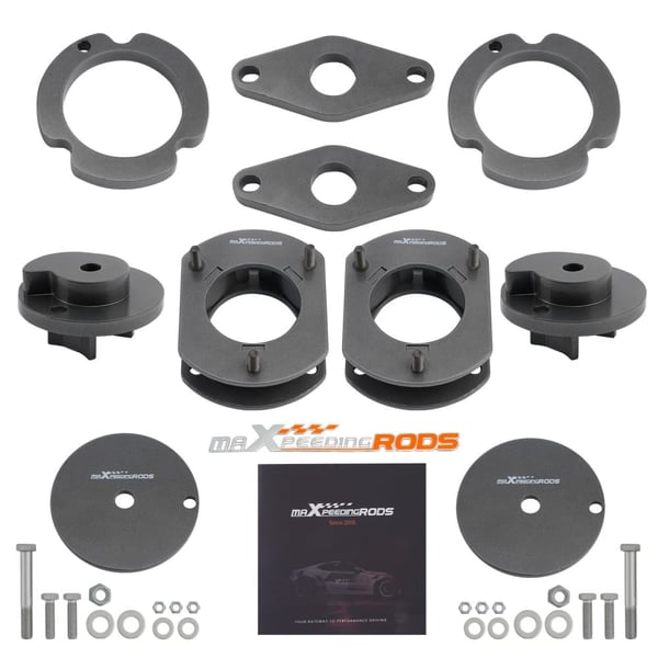 Lift Kit, 2,5 Tommer Højdeforøgelse, Høj Trækstyrke Kulstofstål, Kompatibel med Jeep Grand Cherokee WK2 4WD 2011-2022, Varevægt 7300 g