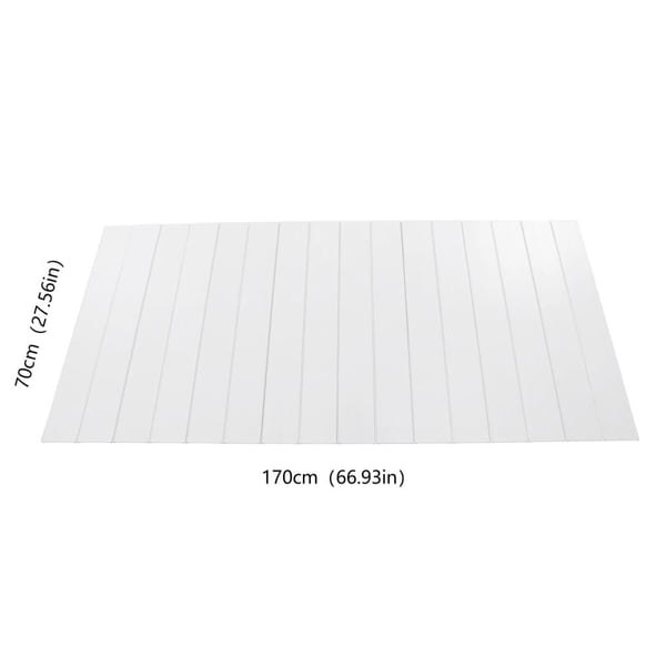 Käytännöllinen kylpyammeen kansi, helppo puhdistaa, lämmön säilytys,VALKOINEN