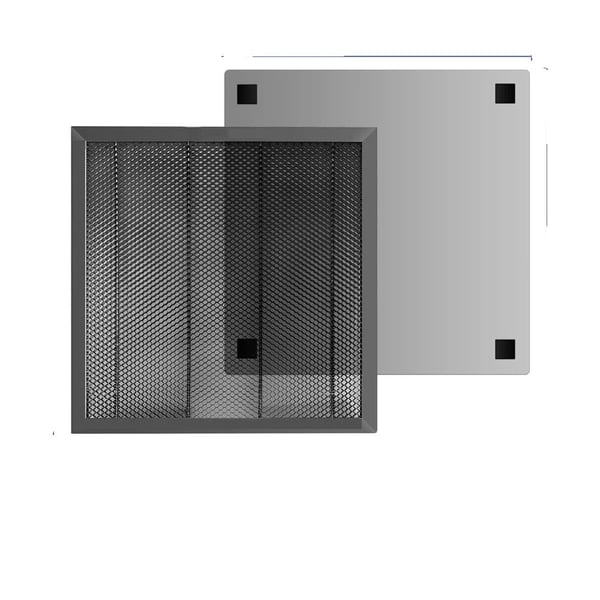 Laser Honeycomb Arbejdsbord, Aluminium Materiale, 400x400mm Størrelse,400x400x22mm, med aluminiumsplade
