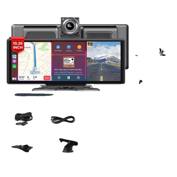 Auton DVR, Langaton Yhteys, Kaksoiskuvaus,4K DVR-ei takakameraa-a, 64G-a