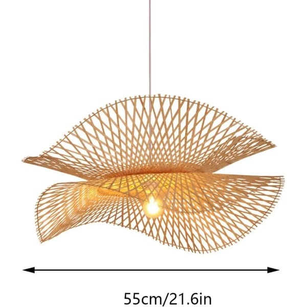 Pendellamper, Rustik Design, Miljøvenlige Materialer,D55CM, Ingen pære