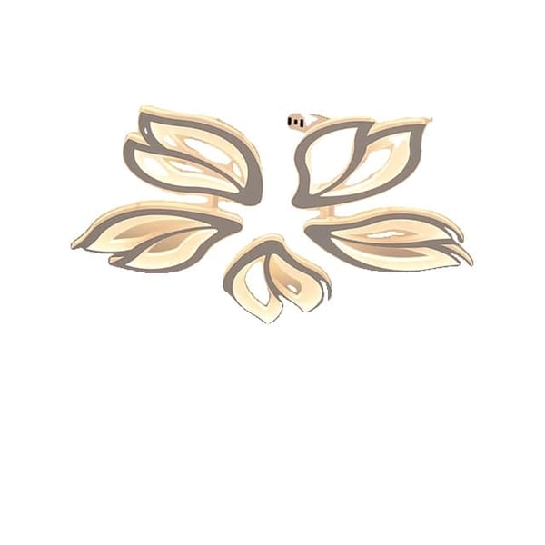 Loftlampe Lysekrone, Akrylmateriale, Geometrisk Design, 5 hoveder, Kold Hvid Loftlampe Lysekrone, Akrylmateriale, Geometrisk Design, 5 hoveder, Kold Hvid