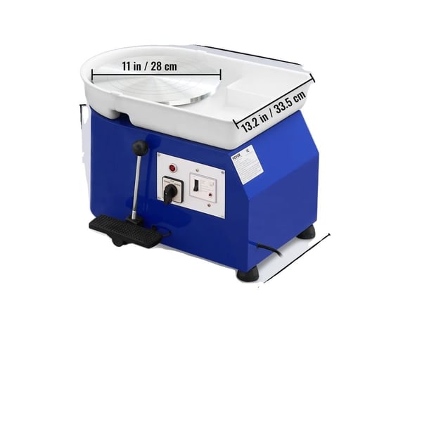 Tonkugle, Justerbar Hastighed, Stille Drift,350W 5kg Blå