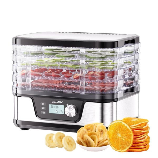 Madtørrer, 5 Bakker, Digital Timer og Temperaturkontrol,BFD1300E, EU, 220V