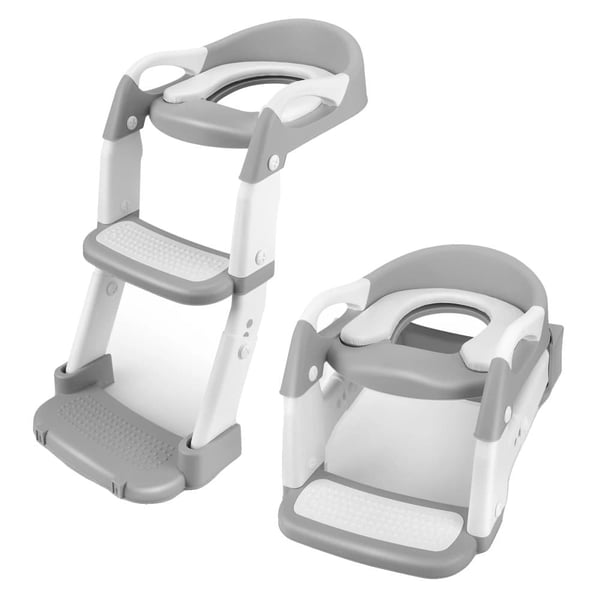 Toiletbræt, Integrerede Trapper, Hygiejnisk Design,Brun
