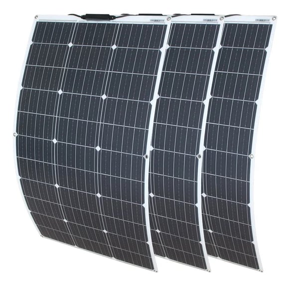 Fleksibel Solpanel, 100W Effektudgang, Monokrystallinsk Teknologi,solpanel 300w