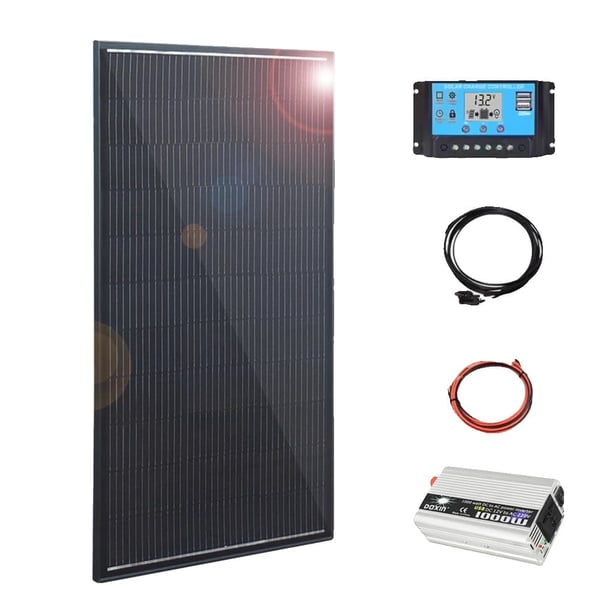 Aurinkopaneeli, monokiteinen, kevyt muotoilu,200w 12v 220v sarja