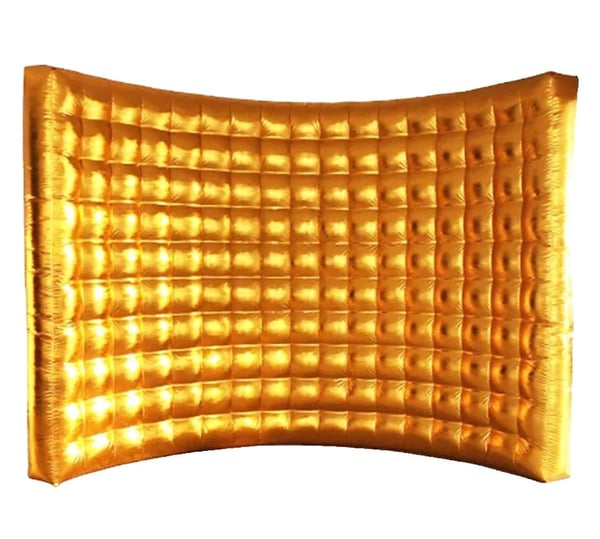 Fotoautomat, Oppusteligt Design, Luftblæser Inkluderet,10ft-3X2.4m-Guld