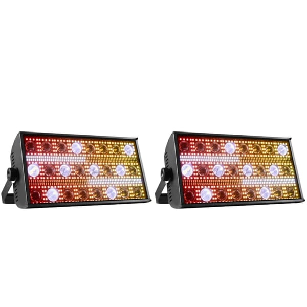 Scene Belysning, DMX Kontrol, Super Lyseffekter,EU Stik, 2PCS