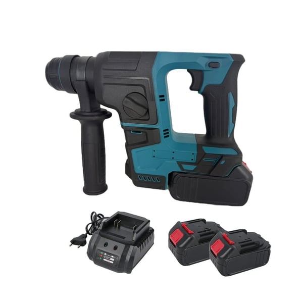 Borstlös Elektrisk Hammarborrmaskin, 1350 rpm, 5800 slag/min, Uppladdningsbart Batteri, EU, T2