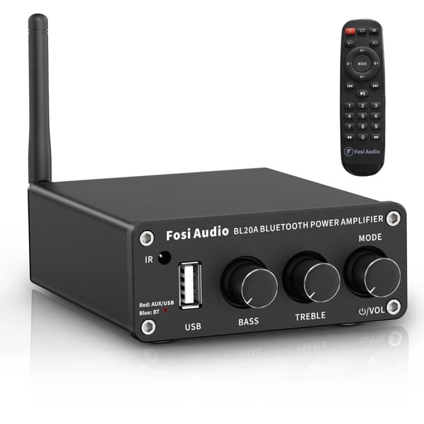 Bluetooth forstærker, 100W udgang, understøtter AUX og USB,BL20A Med 24V