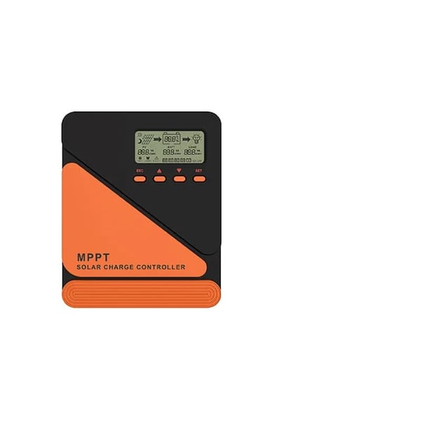 Solcellelader, MPPT-teknologi, LCD-skærm,MPPT-60A, Indbygget Off Grid, 12V 24V Auto