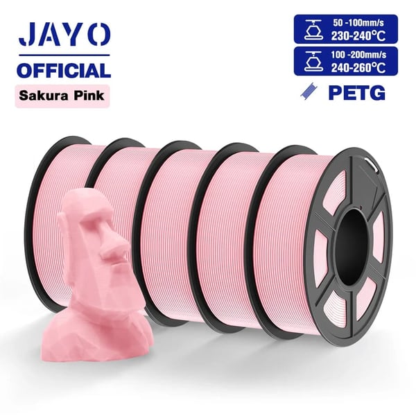 3D-printer filament, 1,75 mm diameter, høj slagstyrke,PETG Sakura Pink