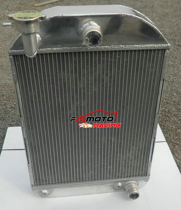 Aluminiumkøler til 1932-1937 Ford Model Y, 3-rækket design, holdbar konstruktion, nem installation
