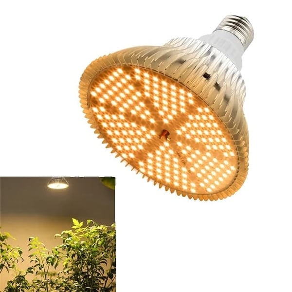 LED Vækstlys, Fuld Spektrum, Indendørs Blomsterplanter, 120W varm hvid