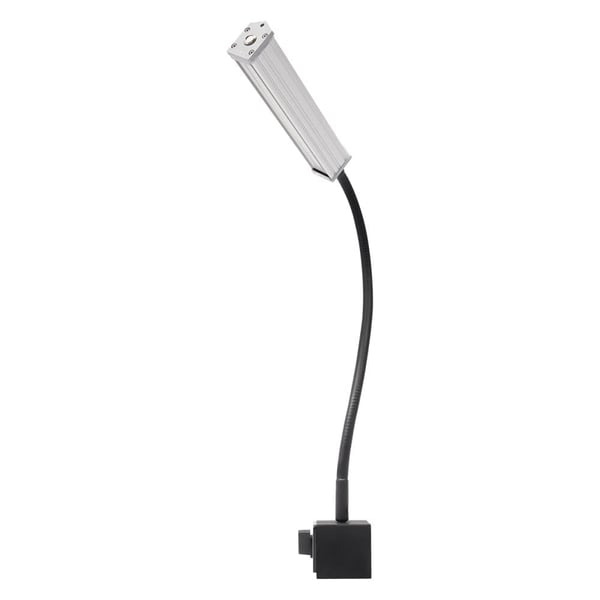 Arbejdslampe, Magnetisk Base, Vandtæt Design,sort