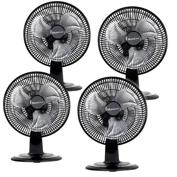 Desktop ventilator, 3 hastighedsindstillinger, 45W effekt, 180 graders svingning,4 stk 45W ++ Billig, EU