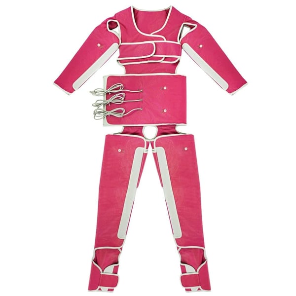 Massageapparat, Infrarød Varme, Lufttryksfunktion,Pink, 220 V